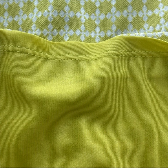 Ann Taylor Citron Green/White  Sleeveless Sheath Dress, Size Small - Picture 9 of 11